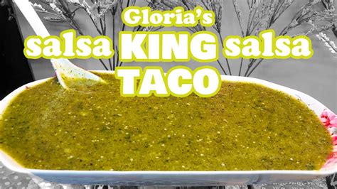 King Taco Green Salsa Recipe